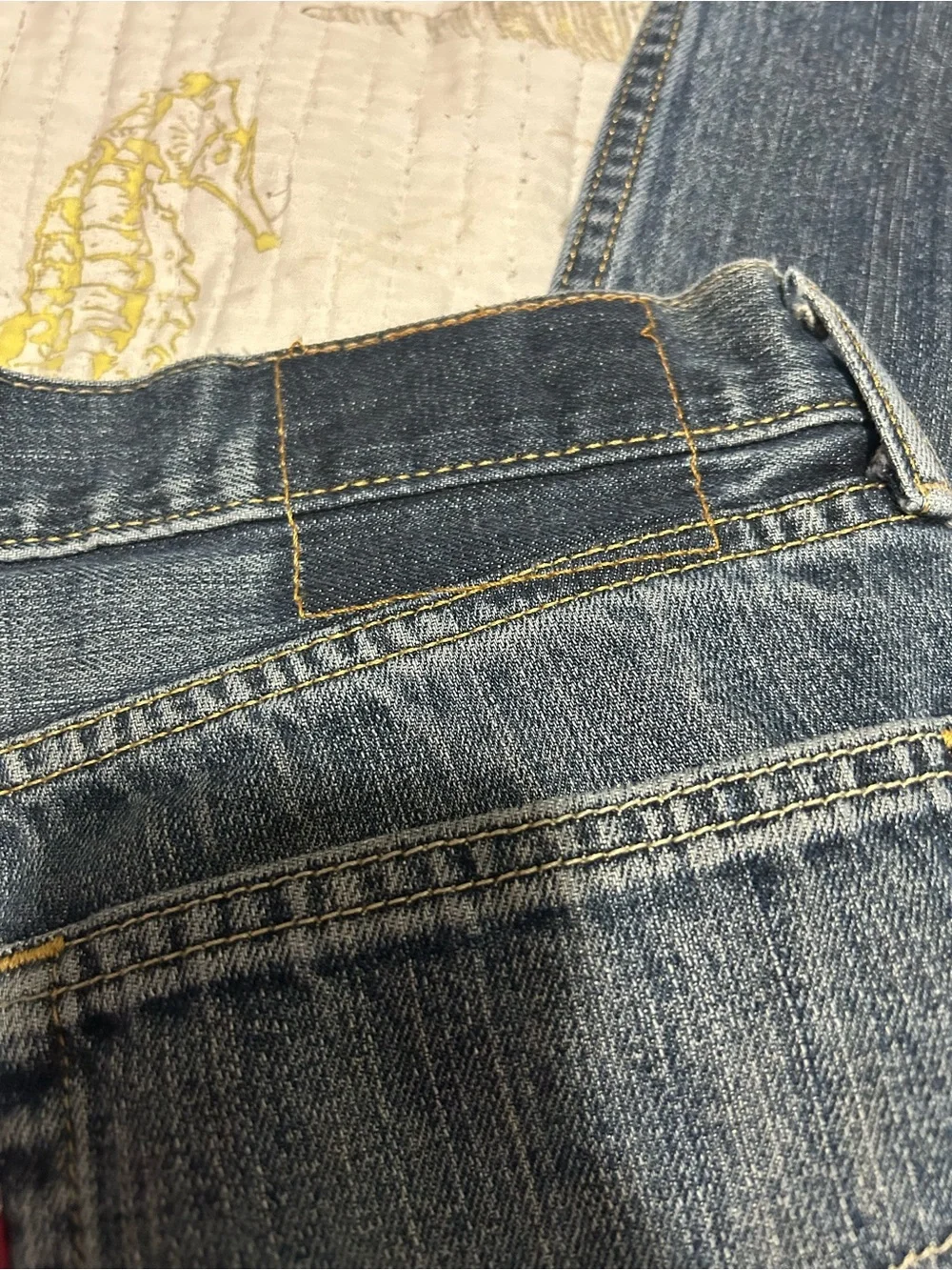 Levi's Men's Straight Jeans - Dark Blue Denim